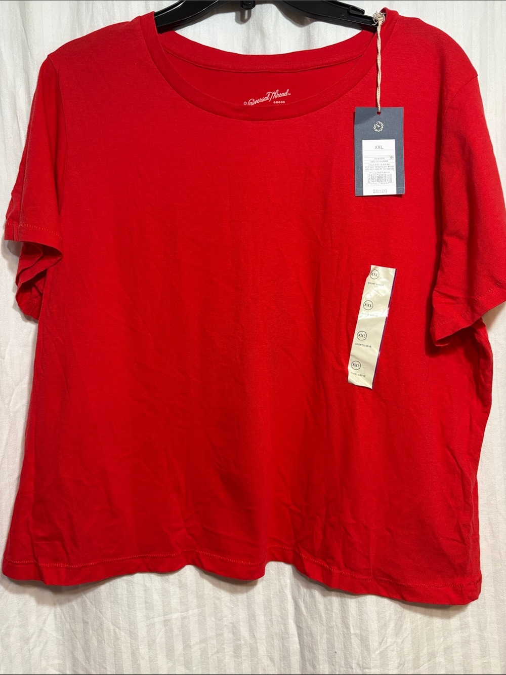 Universal Thread Red Short Sleeve Crew Neck Tee